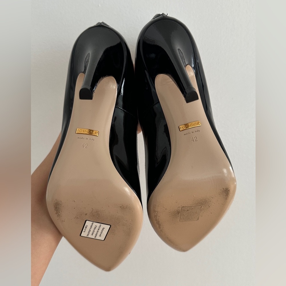 GUCCI Patent Leather heels! Size 42 - Picture 5 of 9